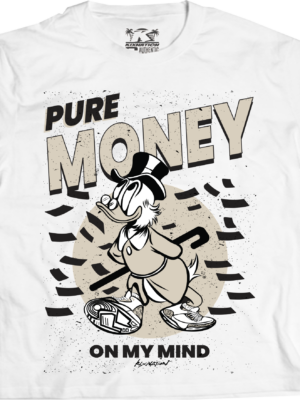 kixnation Air Jordan Retro 3 III pure money custom Matching T-shirt