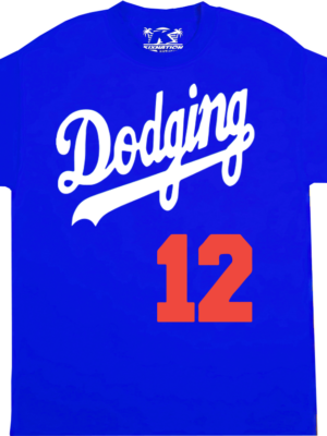 HighDemand Dodging 12 OG Royal Blue T-shirt