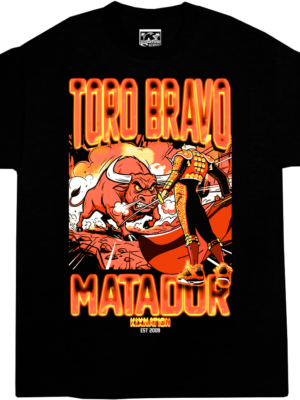 kixnation Air Jordan Retro 4 Toro Bravo custom Matching T-shirt