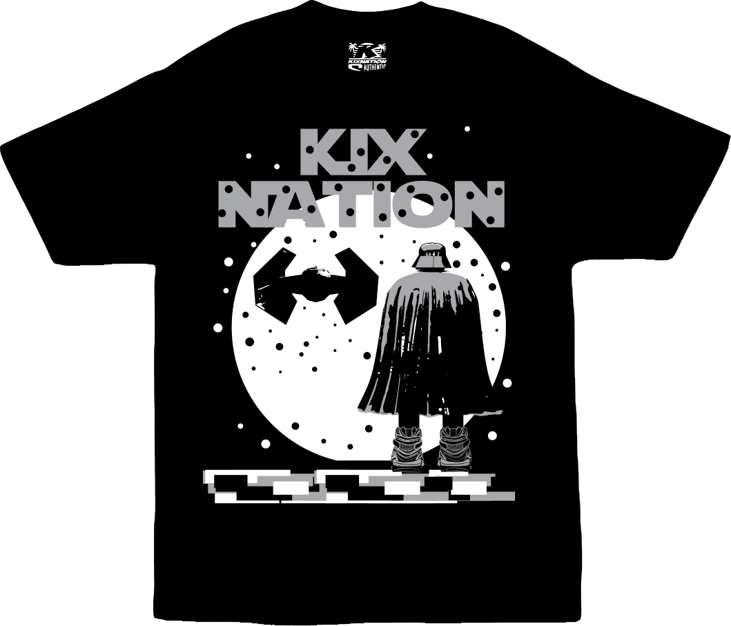 kixnation Air Jordan Retro 8 Chrome Vader Matching T-shirt